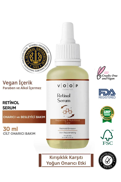 VOOP Kırışıklık ve Yaşlanma Karşıtı Bariyer Onarıcı Cilt Yenileyici Serum 30m...