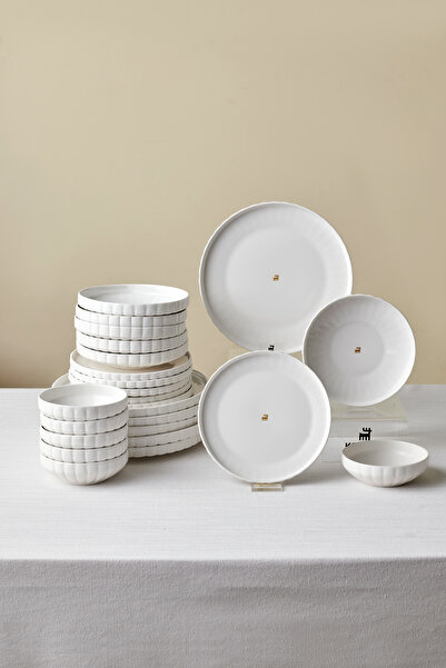 Karaca Stream Bone Pumpkin 24 Parça 6 Kişilik Yemek Takımı