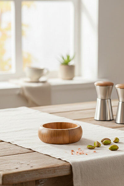 ACAR وعاء تقديم من الخيزران - 10 سم