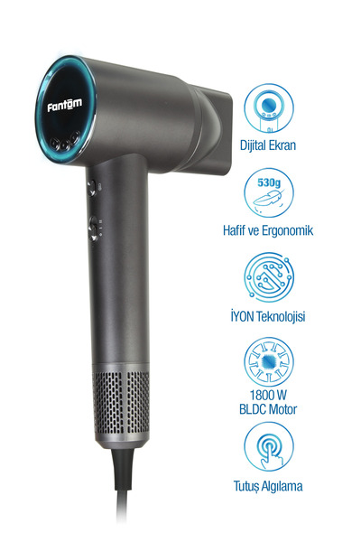 Fantom Jolie Sk 2500 Hair Dryer Anthracite