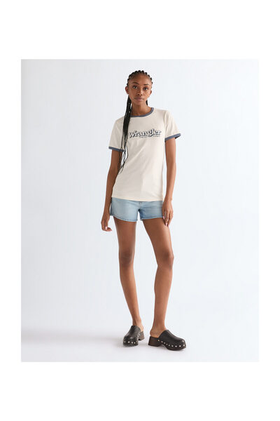 WRANGLER Pantaloni scurti de cowboy pentru femei, 3 inch, model Cloud