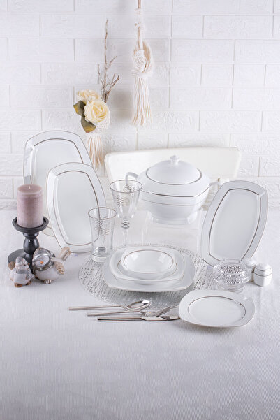 Taç Astoria Frezia 55 Parça Porselen Yemek Takımı