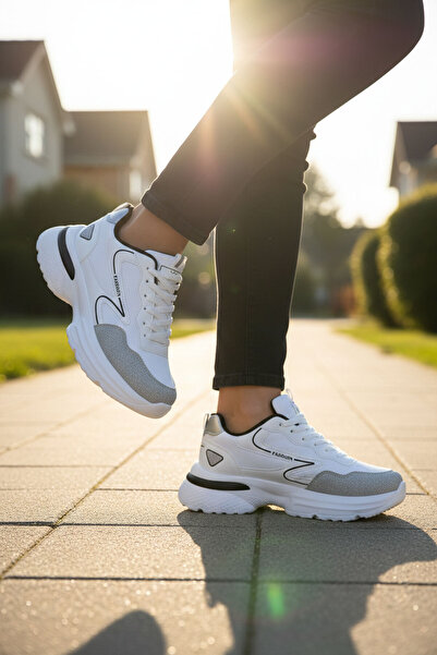 SOHO Ice-White-Navy Blue Women's Sneaker 20834