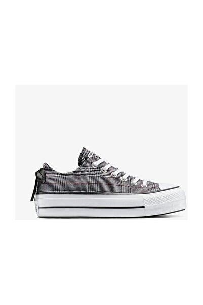 Converse Chuck Taylor All Star Lift Platform Plaid - Black/White/Black