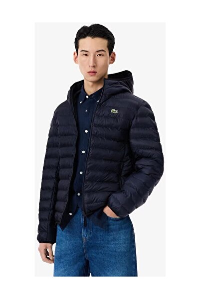 Lacoste Vodoodpudivá prošívaná bunda s nafukovacím efektem