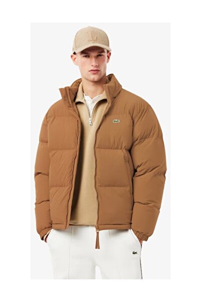 Lacoste Vodoodpudivá péřová bunda s kapucí