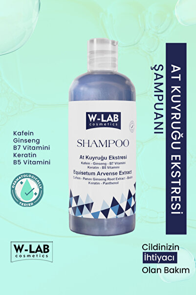 W-Lab Kozmetik Hızlı Uzamaya Yardımcı Bakım Şampuanı 400 ml