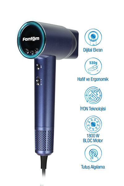 Fantom Jolie Sk 2500 Hair Dryer Blue