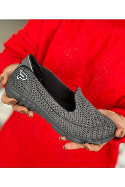 Afilli Жіночі димові антрацитові повсякденні спортивні туфлі мама без мішка з...