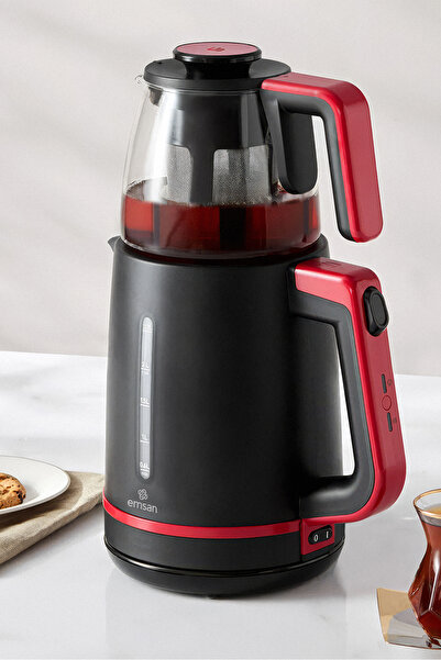 Emsan Maxi Tea XL 2 in 1 Çay Makinesi Ruby 40 Bardak Kapasiteli