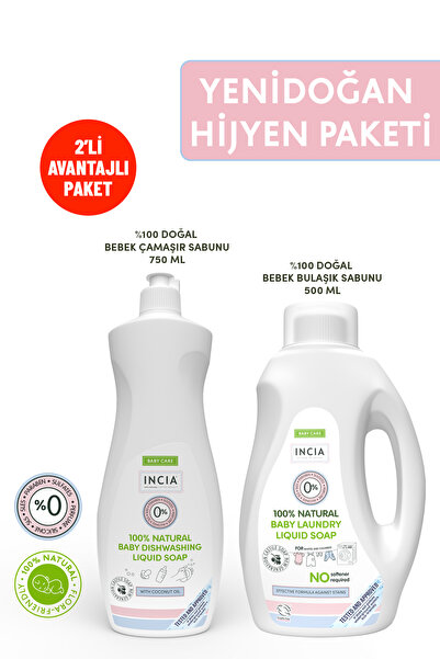 Incia %100 Doğal Yenidoğan Hijyen Seti