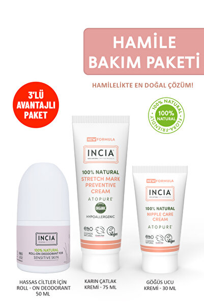 Incia %100 Doğal Hamile Bakım Seti