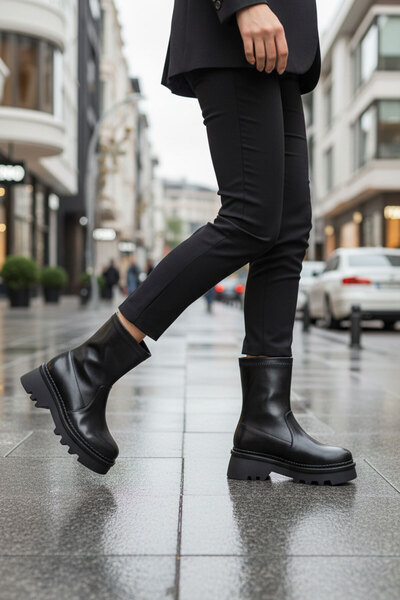 SOHO Siyah Kadın Bot & Bootie 21152