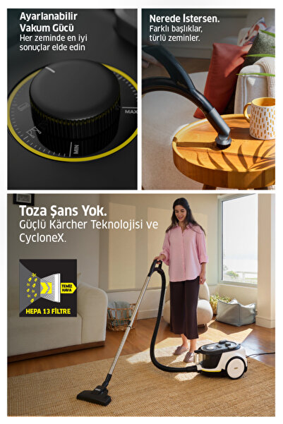 Karcher VCC 4 CycloneX Toz torbasız Süpürge
