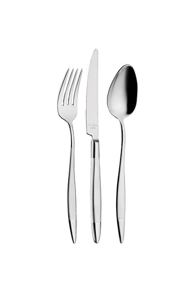 Aryıldız Elegant Prestige Matte 84 Piece Cutlery Set for 12 Persons