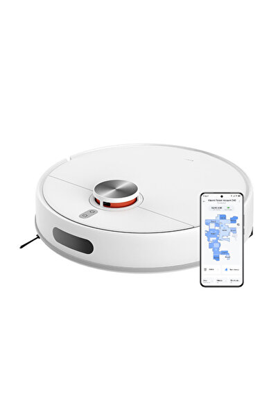 Xiaomi Robot Vacuum S40 Beyaz Akıllı Robot Süpürge + Paspas -10000 Pa Emiş Gücü (Xiaomi TR Garantili)