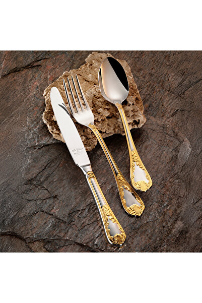 Aryıldız Pera Antik Seri Plus Çatal Kaşık Bıçak 89 Parça