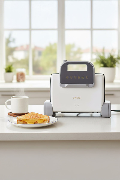 HOMEND Toastbuster 1360h Tost Makinesi Krem Gold 1800 W