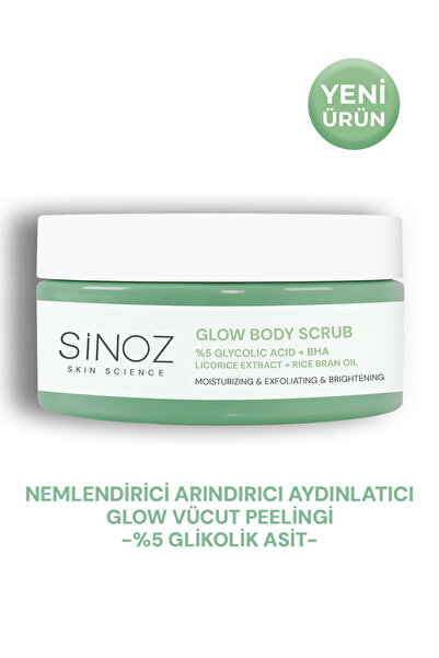 SİNOZ Nemlendirici Arındırıcı ve Aydınlatıcı Glow Vücut Peelingi %5 Glikolik ...