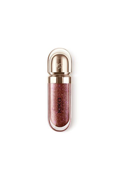 Kiko Dudak Parlatıcısı-3D Hydra Lip Gloss Limited Edition-44 Disruptive Brown-Besleyici ve Nemlendirici