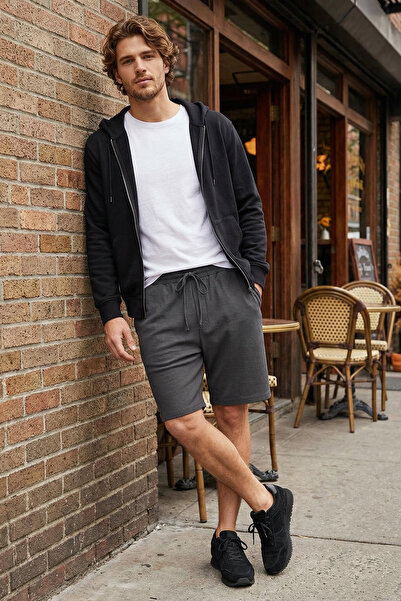 Trendyol Collection Large Size Smoked Oversize/Wide Cut Textured Wrinkle-Free...