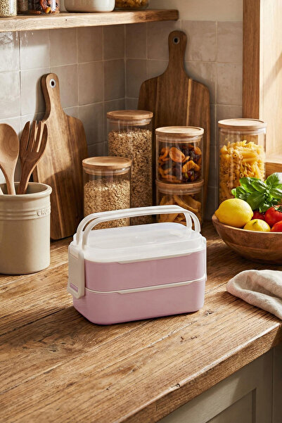 TRENDYOLMİLLA HOME Cutie de prânz cu 2 bucăți cu furculiță și lingură/Cutie d...