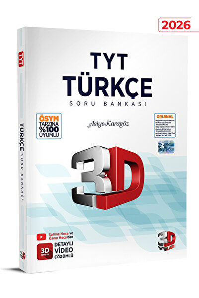 3D Yayınları 3D Yayınları TYT Türkçe Soru Bankası