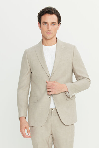 ALTINYILDIZ CLASSICS Altınyıldız Classics Normal Waist Slim Fit Beige Men's S...