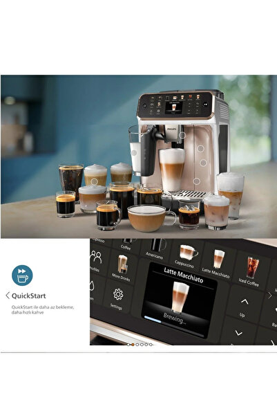 Philips 5500 Serisi Latte-espresso Sıcak Soğuk 20 Farklı Kahve Tam Otomatik E...