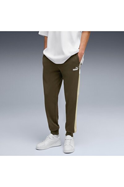 Puma بنطال رياضي ESS BLOCK TR cl زيتوني داكن