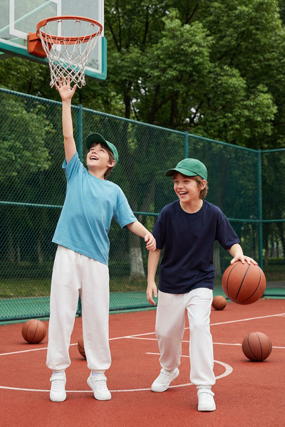 TRENDYOLKIDS Πλεκτό μπλουζάκι για αγόρια - Navy/Blue 2 Pack TKDSS25TS00052