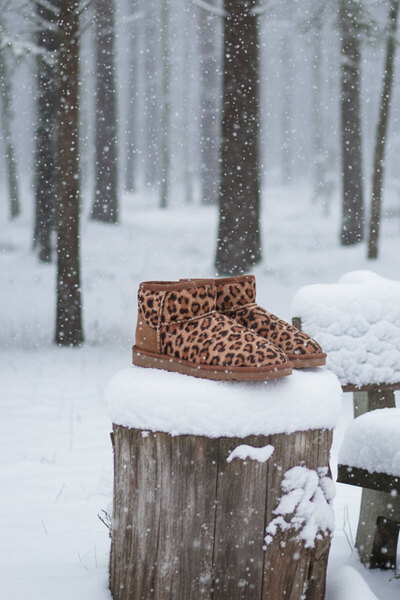 SOHO Дамски ботуши с леопардов принт - 20024