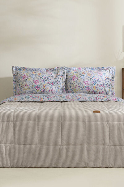 Karaca Home Комплект Ortiz Double Comfort в сив цвят