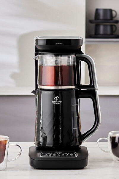 Karaca Robotea Pro Quartz 4 in 1 Konuşan Çay Makinesi Black Chrome