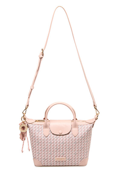 Pierre Cardin Pink Digital Monogram Women's Shoulder Bag 05Po25Y10707