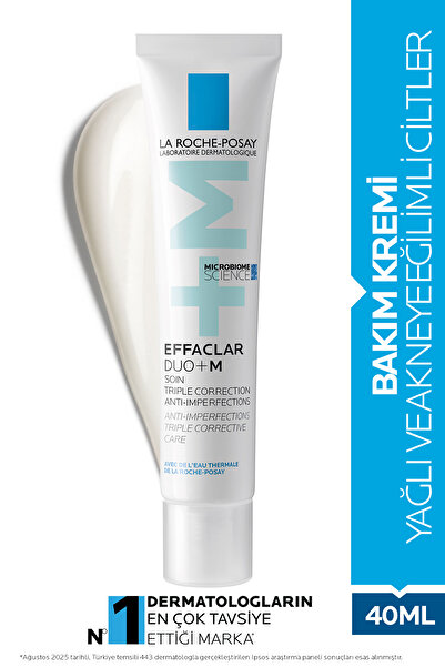 La Roche Posay Effaclar Duo+M Yağlı ve Akneye Eğilimli Ciltler için Yüz Bakım...