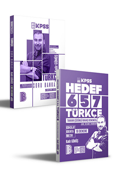 Benim Hocam Yayınları 2026 KPSS Türkçe Soru Bankası ve Deneme Seti