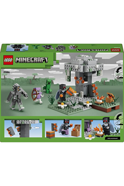 LEGO ® Minecraft® Solgun Bahçe 21586 - 7+ Yaş Çocuklar için Yaratıcı Oyuncak Yapım Seti (243 Parça)
