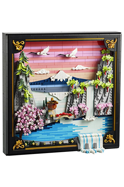 LEGO ® Art Japon Kiraz Çiçeği Manzarası 31218 – Yetişkinler için Model Yapım Seti (1892 Parça)