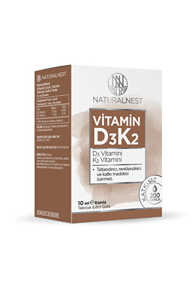 Naturalnest Vitamin D3K2 Drops 10 ml