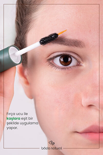 Bade Natural Biberiye Yağı Kaş Kirpik Bakım Serumu Besleyici ve Güçlendirici 10 ml