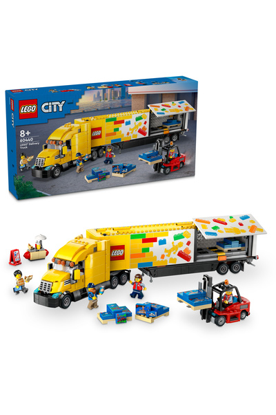 LEGO ® لعبة شاحنة التوصيل الصفراء 60440
