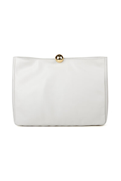 FURLA SFERA SOFT M CLUTCH - Телешка кожа VERONA-MARSHMALLOW