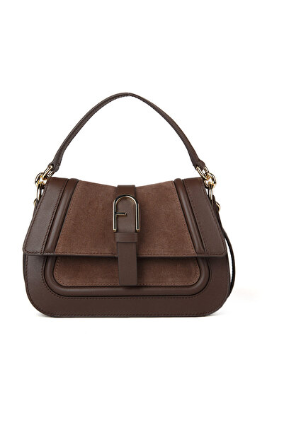FURLA FLOW MINI TOP HANDLE - VITELLO CLARIS LUX+SUEDE-TONI