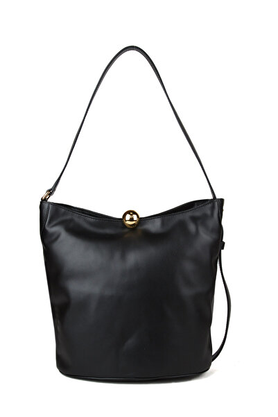 FURLA SFERA SOFT M BUCKET BAG - ВИТЕЛО ВЕРОНА-ЧЕРНО