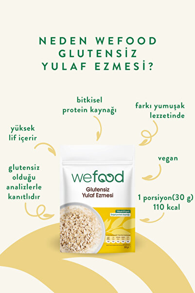 Wefood Glütensiz Yulaf Ezmesi 300 gr