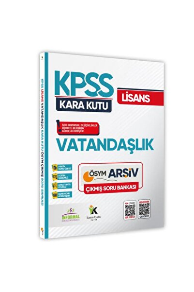 İnformal Yayınları KPSS Vatandaşlık Kara Kutu Dijital Çözümlü ÖSYM Çıkmış Sor...