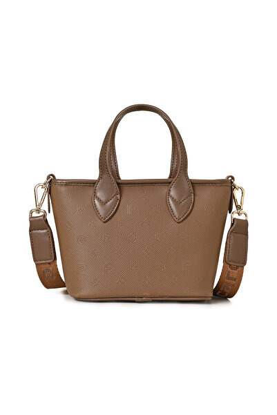 Pierre Cardin Geantă de umăr încrucișată pentru femei Taba Print 05PO24Y1833