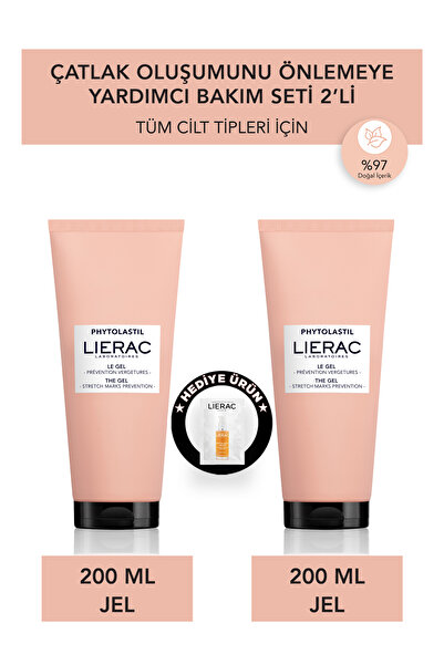Lierac Serum Hediyeli Phytolastil Çatlak Jeli 200ml x2 – Hamilelik ve Kilo Ka...