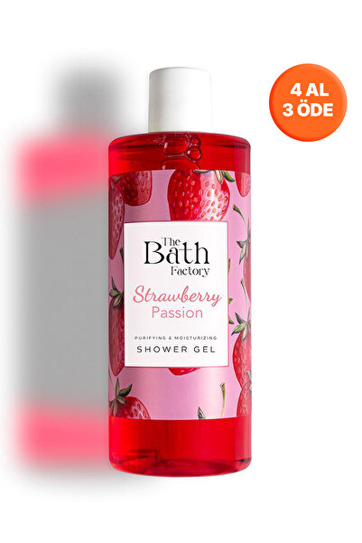 THE BATH FACTORY Nemlendirici Ve Besleyici Çilek Aromalı Duş Jeli 400 ml